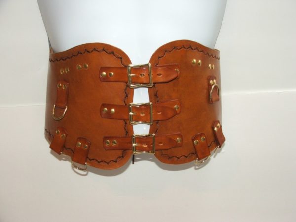 Leather Steampunk Corset [SL-1035] - Image 9